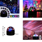 Halloween Christmas Galaxy Projector Night Light USB Plug-and-Play LED Night Light