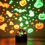 Halloween Christmas Galaxy Projector Night Light USB Plug-and-Play LED Night Light