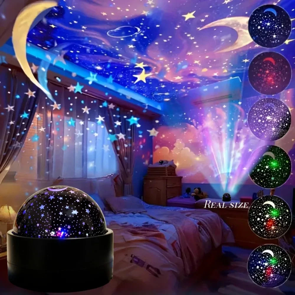 Halloween Christmas Galaxy Projector Night Light USB Plug-and-Play LED Night Light